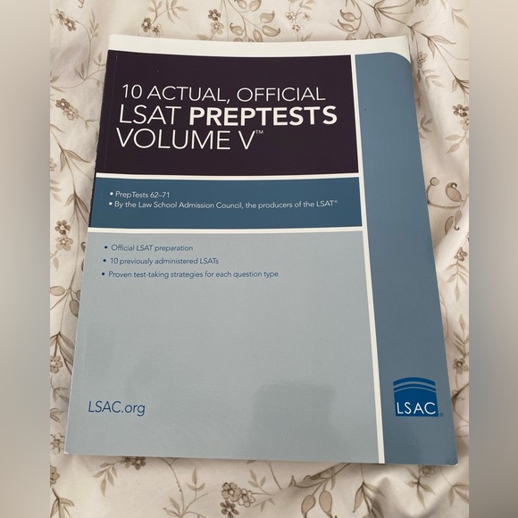 LSAC 10 Actual, Official LSAT Pretests Volume V - Picture 1 of 3